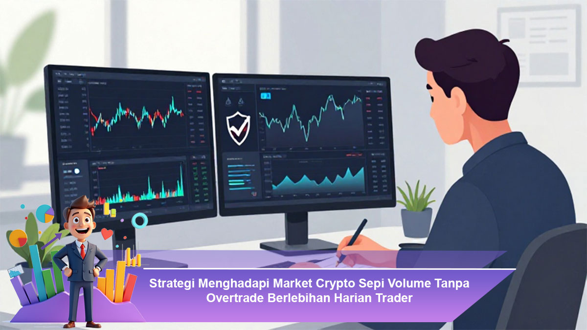 Strategi-Menghadapi-Market-Crypto-Sepi-Volume-Tanpa-Overtrade-Berlebihan-Harian-Trader
